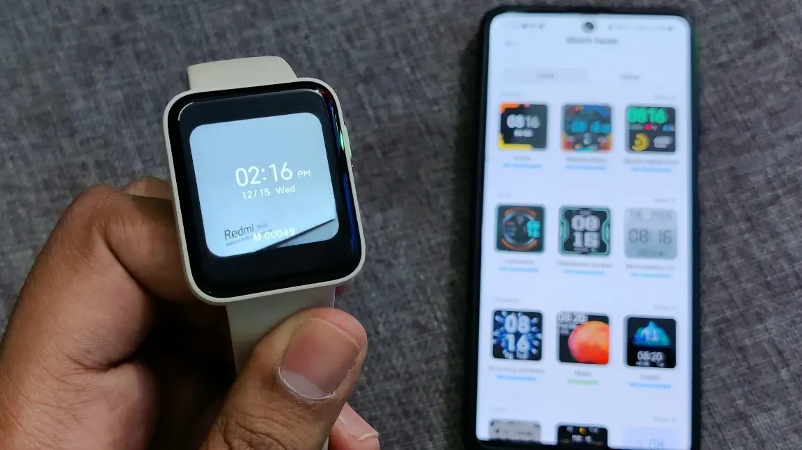 ways to download or change watch face on redmi watch