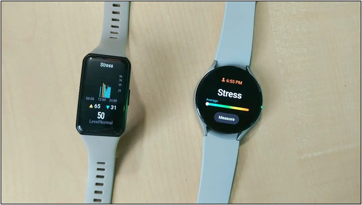 How does stress monitor works in smartwatches