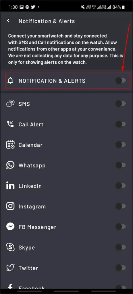 Enable WhatsApp Notifications on Noise ColorFit Pro 3