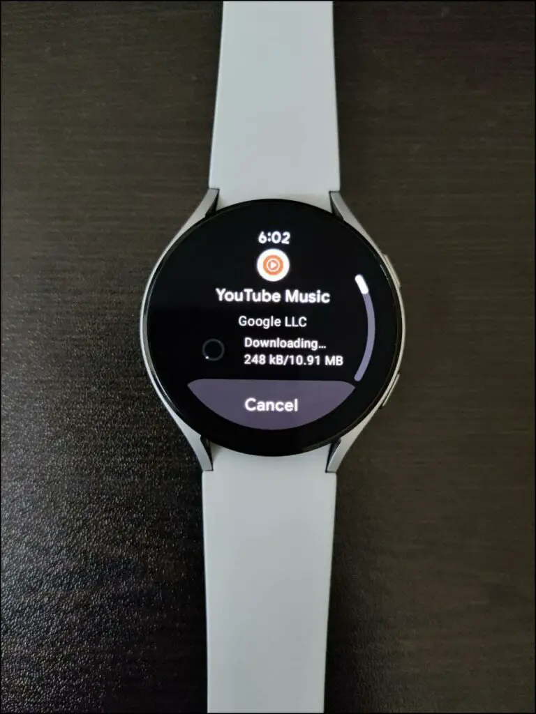 Install YouTube Music on Samsung Galaxy Watch 4