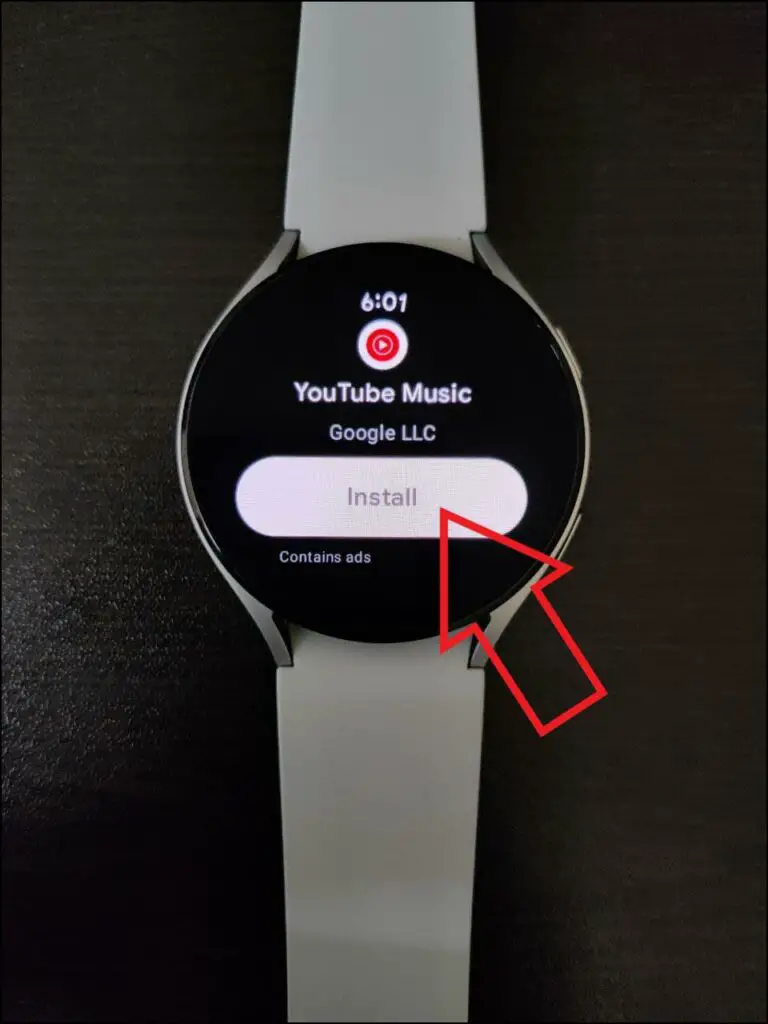 Install YouTube Music on Samsung Galaxy Watch 4