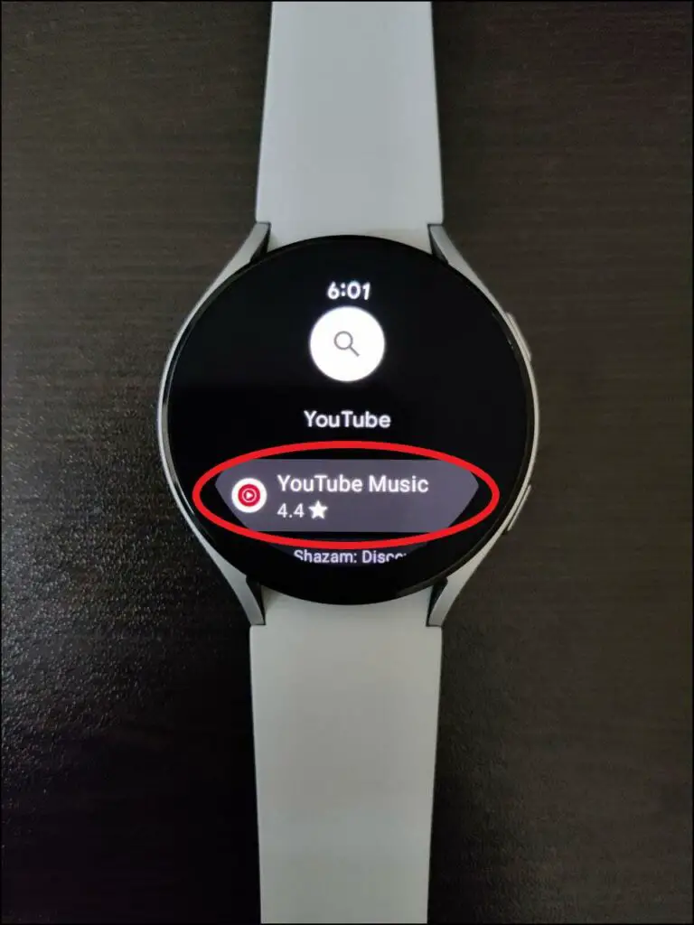 Install YouTube Music on Samsung Galaxy Watch 4