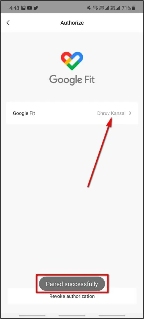 Connect Amazfit Zepp with Google Fit