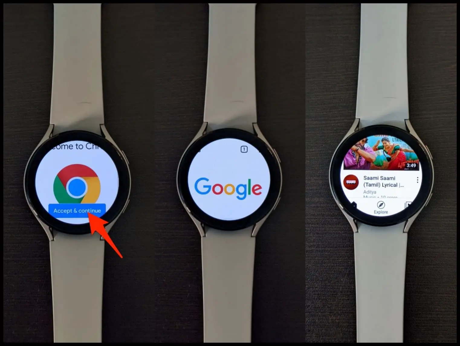 Install Chrome APK on Galaxy Watch 4