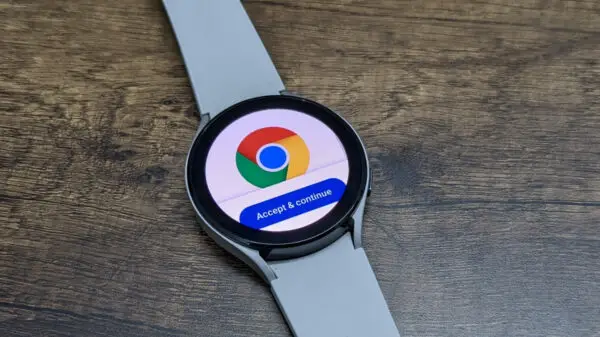Install Chrome APK on Galaxy Watch 4
