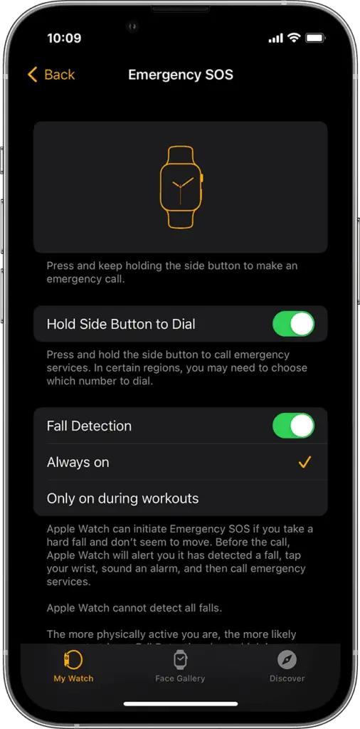 How to Turn On Fall Detection in Apple Watch