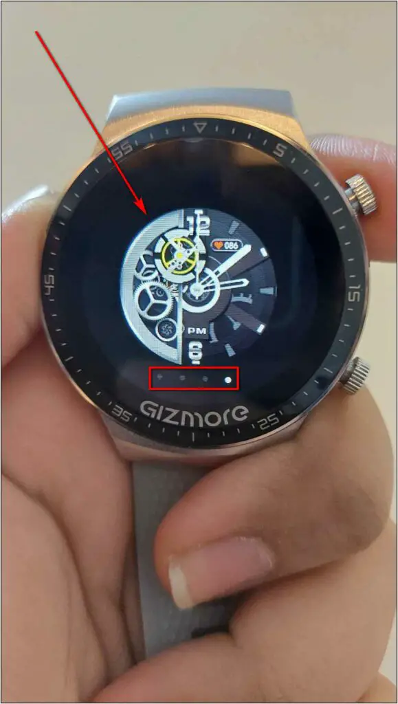 Gizmore Gizfit Built-in Watch Faces