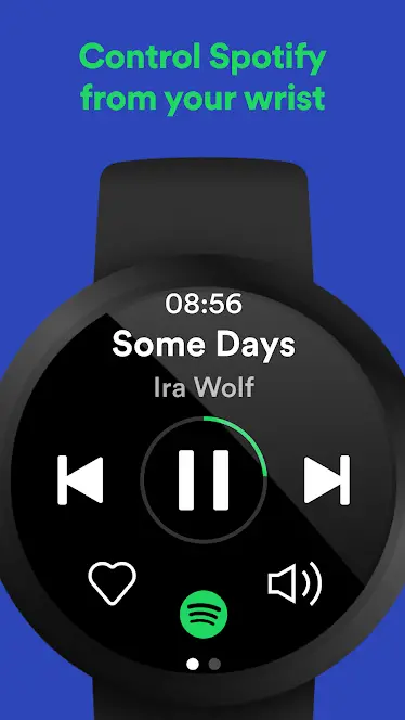 Spotify- Best Entertainment Apps for Wear OS