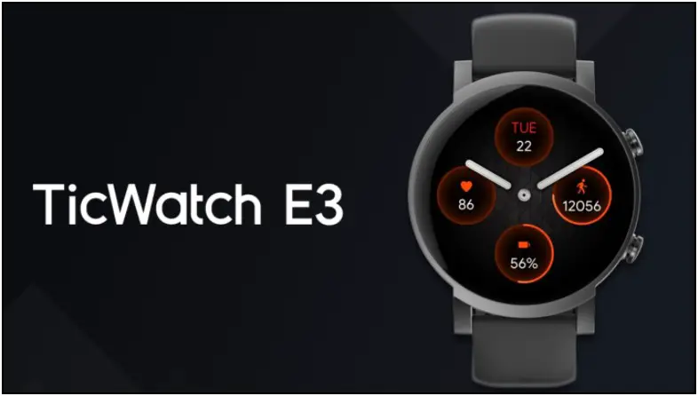 TicWatch E3 Smartwatch with Google Assistant