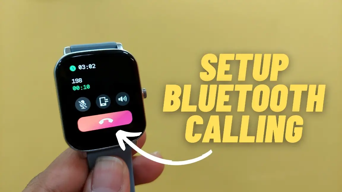 how to setup and use bluetooth calling on Noise ColorFit Icon Buzz