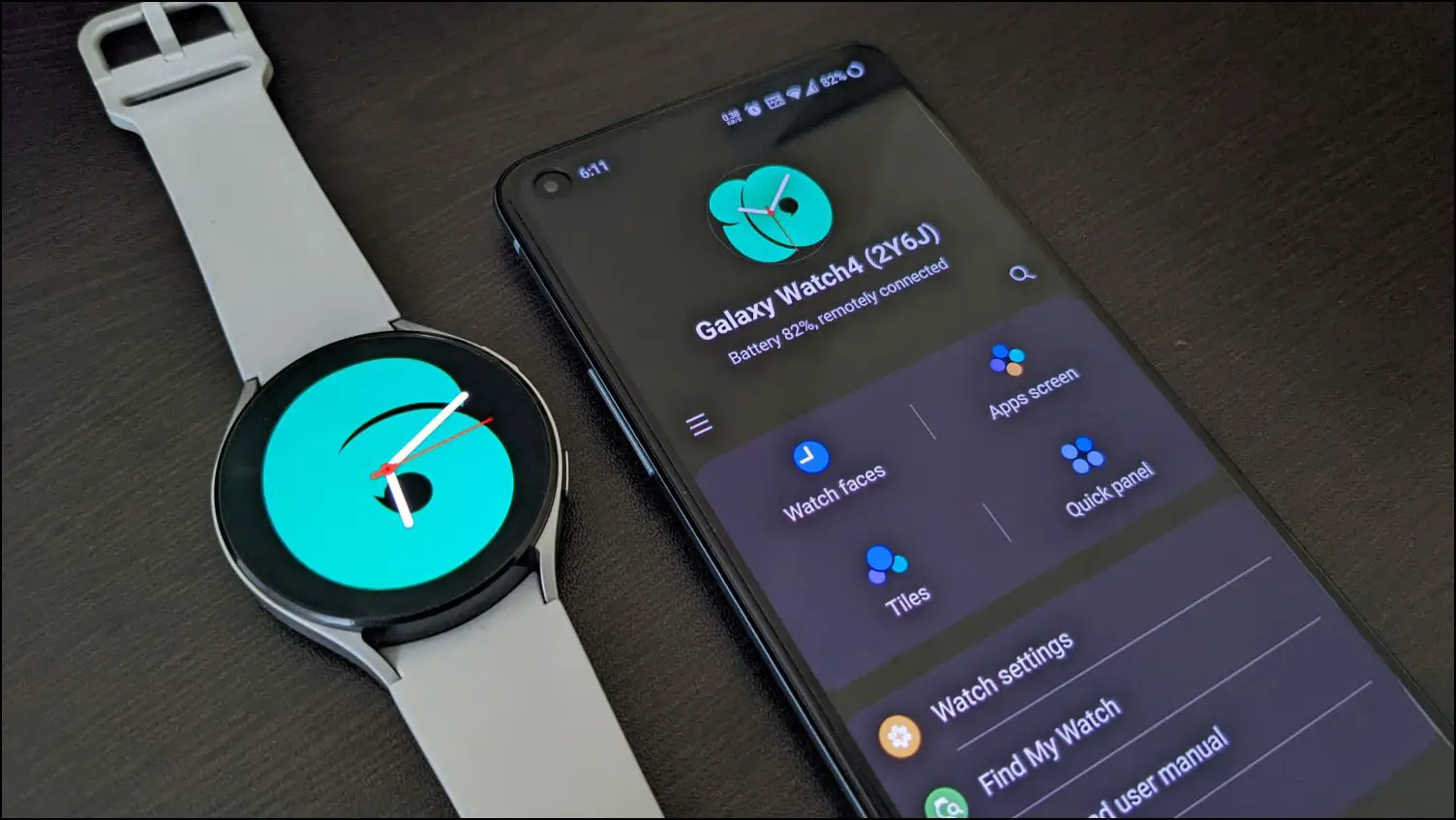 Galaxy Watch 4 Remotely Connected