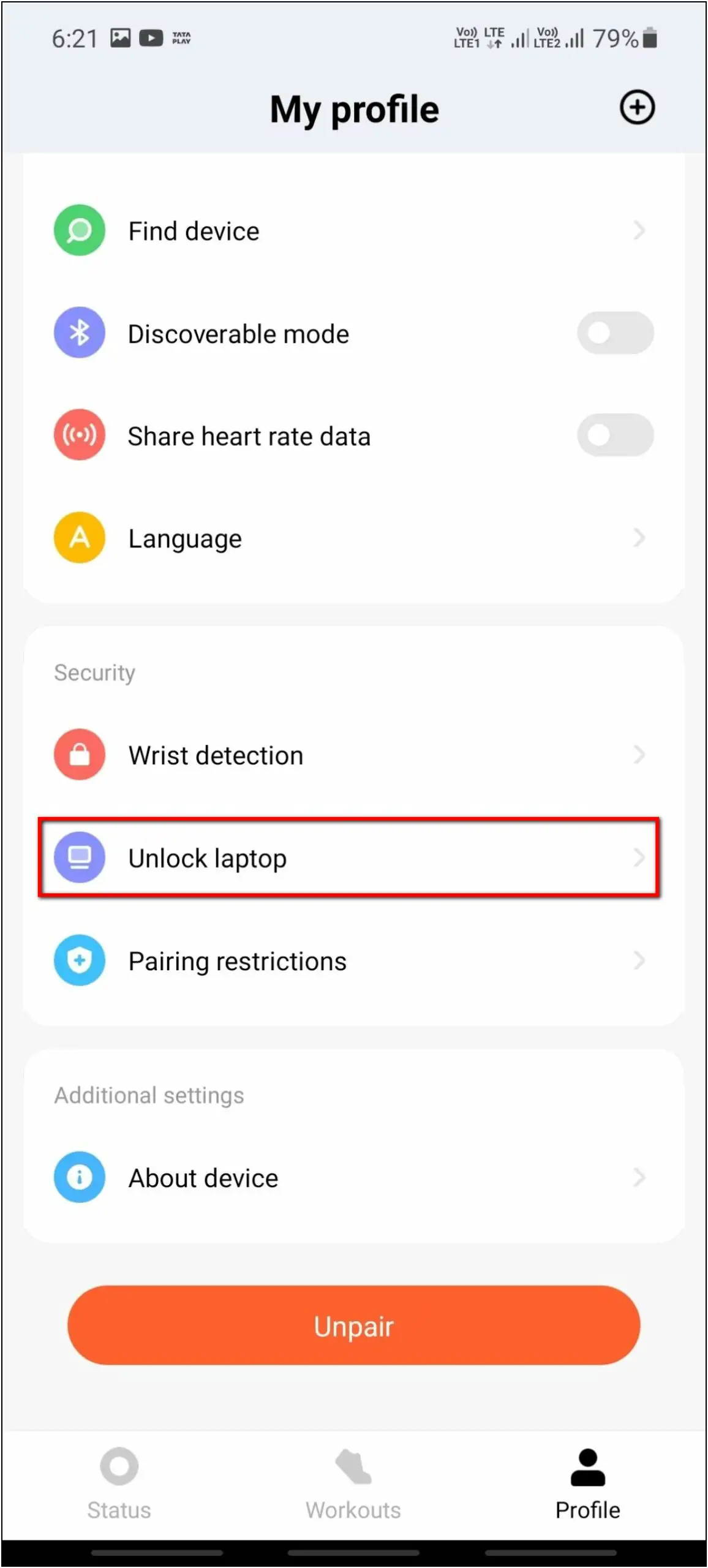 Mi Band 6 Unlock Laptop Feature  Missing on Smart Band Pro