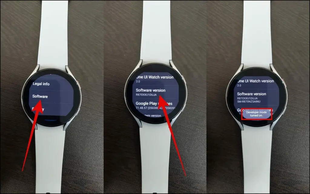 enable adb debugging on galaxy watch 4