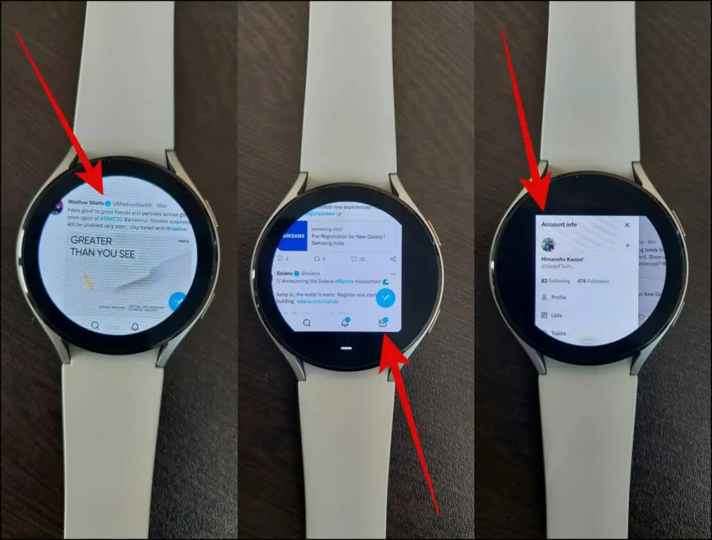 install twitter on galaxy watch 4