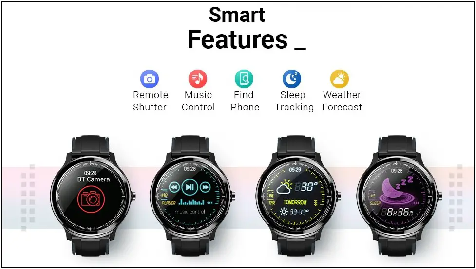 Crossbeats Ace smartwatch with Blood Pressure Monitor