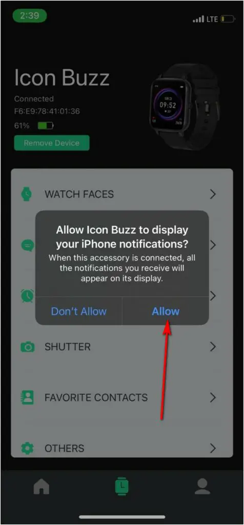 Connect Setup Noise ColorFit Icon Buzz iPhone