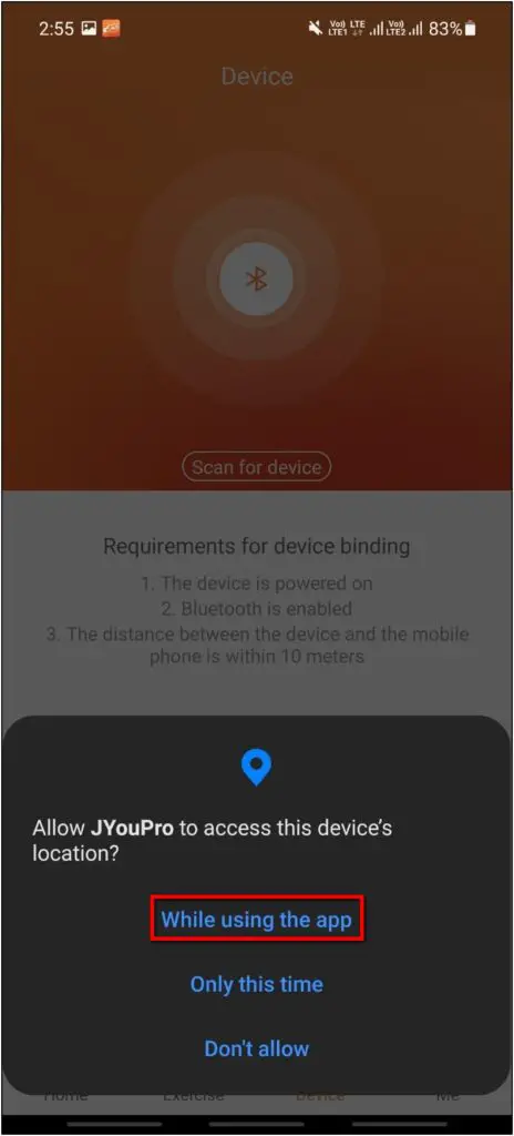 Connect Setup Gizmore Gizfit Smartwatch to Android