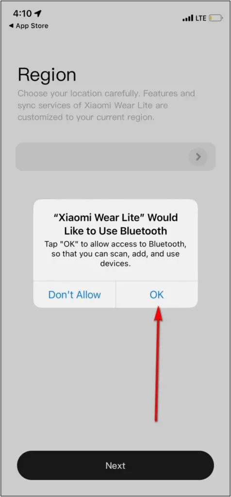 connect redmi smart band pro with iphone