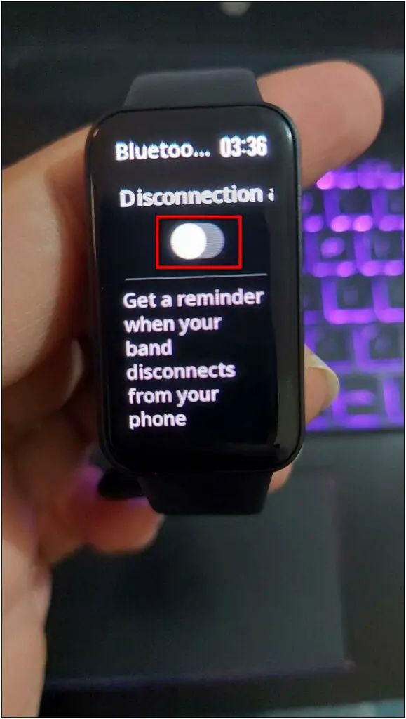 Disconnection Alert- Redmi Smart Band Pro Tips Tricks