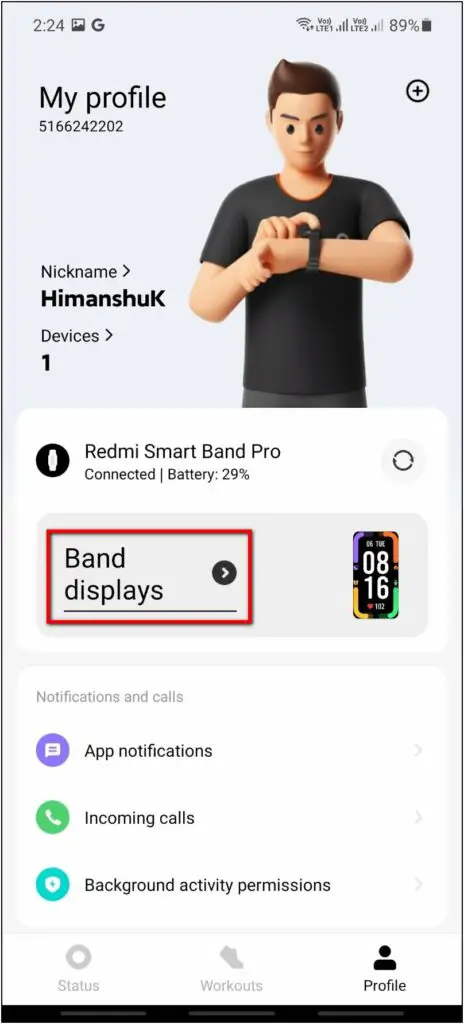 Download Watch Face Redmi Smart Band Pro