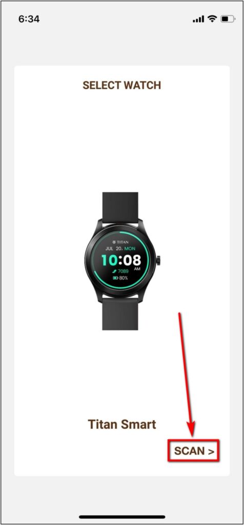 Connect Setup Titan Smart Watch with iPhone