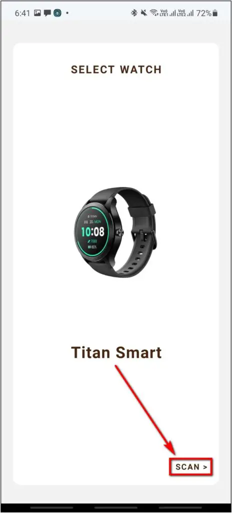 Connect Setup Titan Smart Watch with Android
