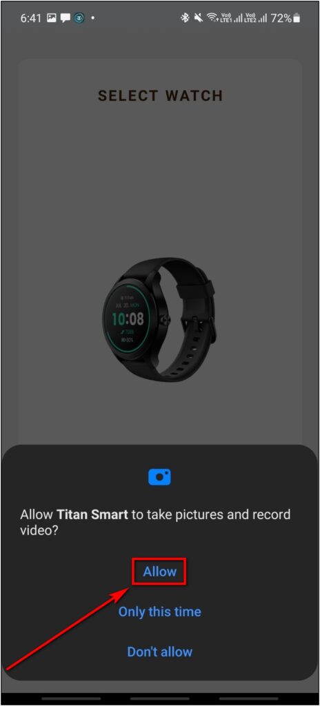 Connect Setup Titan Smart Watch with Android