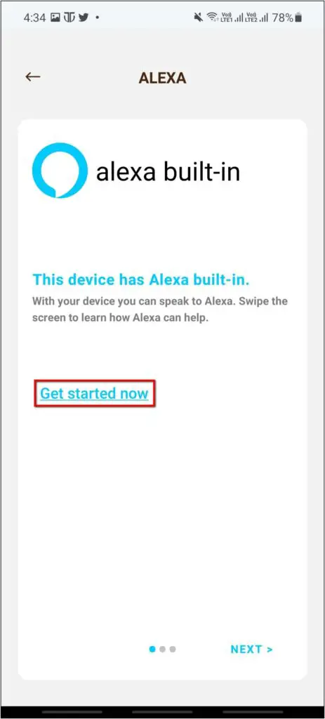 Setup Alexa on Titan Smart