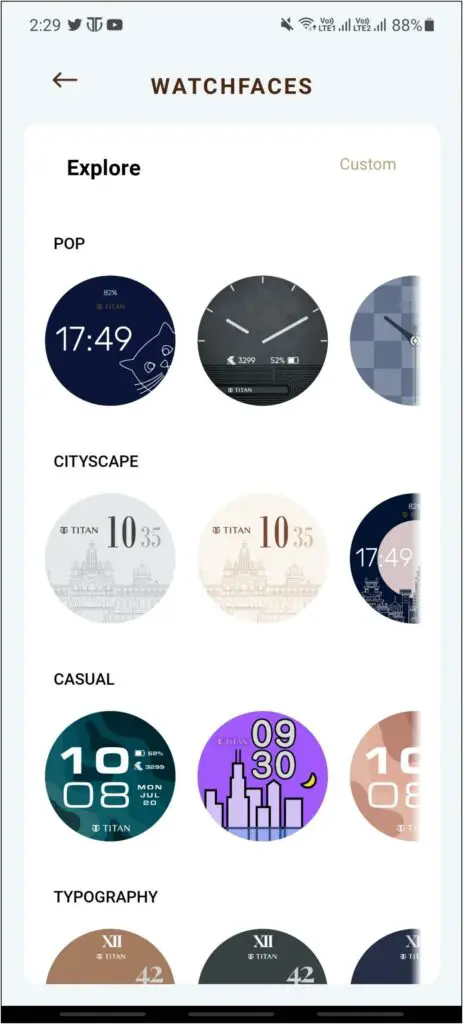 titan smart watch cloud watch faces