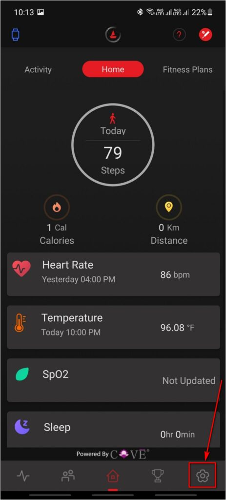 Connect Sync Boat Wave with Google Fit