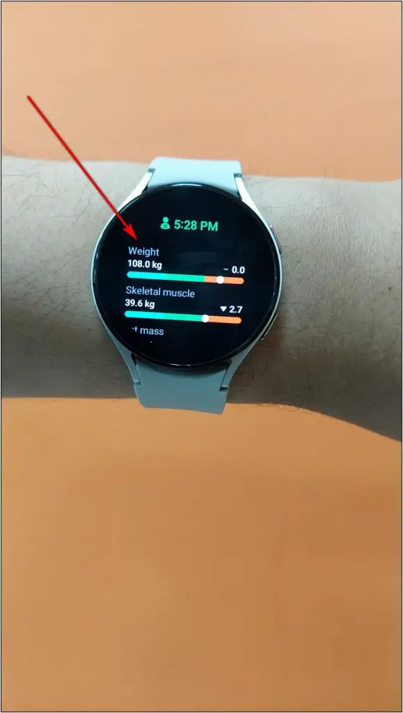 Calculating Body Composition on Galaxy Watch 4