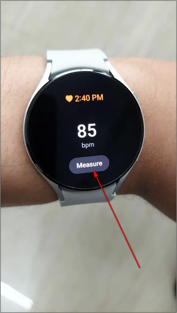BioActive Sensor Heart Rate on Galaxy Watch 4
