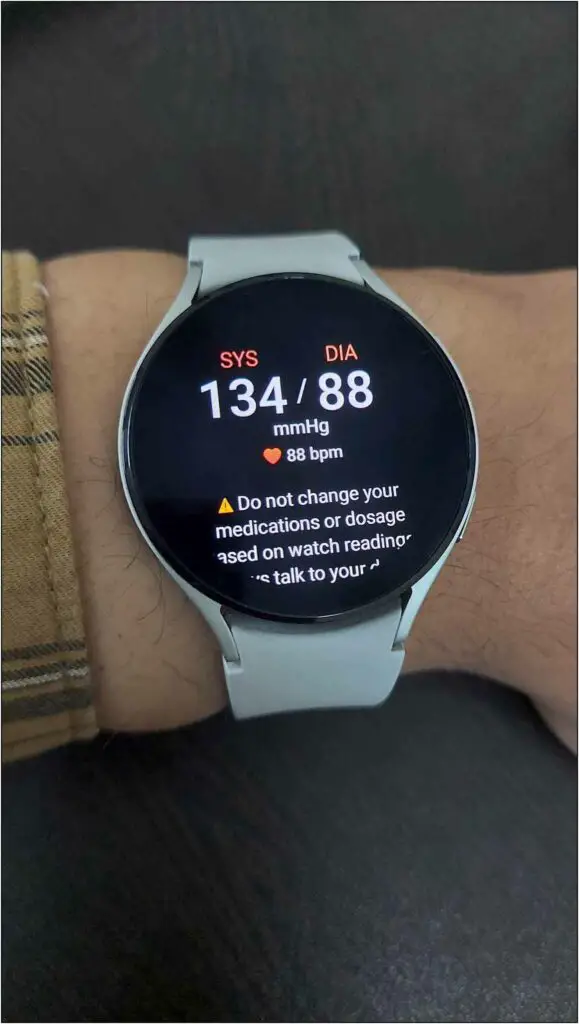 Enable Use Blood Pressure Galaxy Watch 4