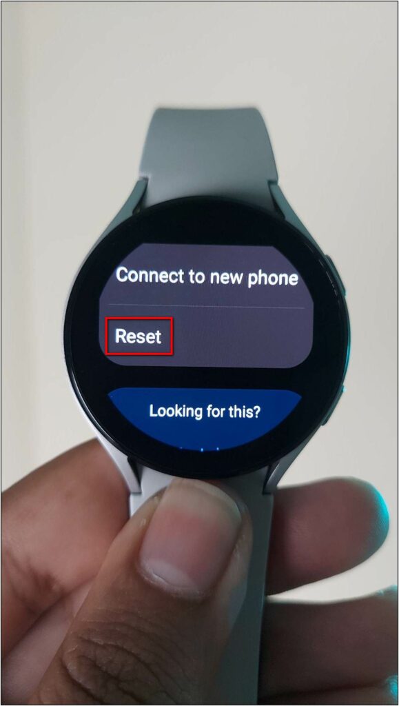 Factory Reset Galaxy Watch 4