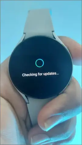 Updating Software on Galaxy Watch 4