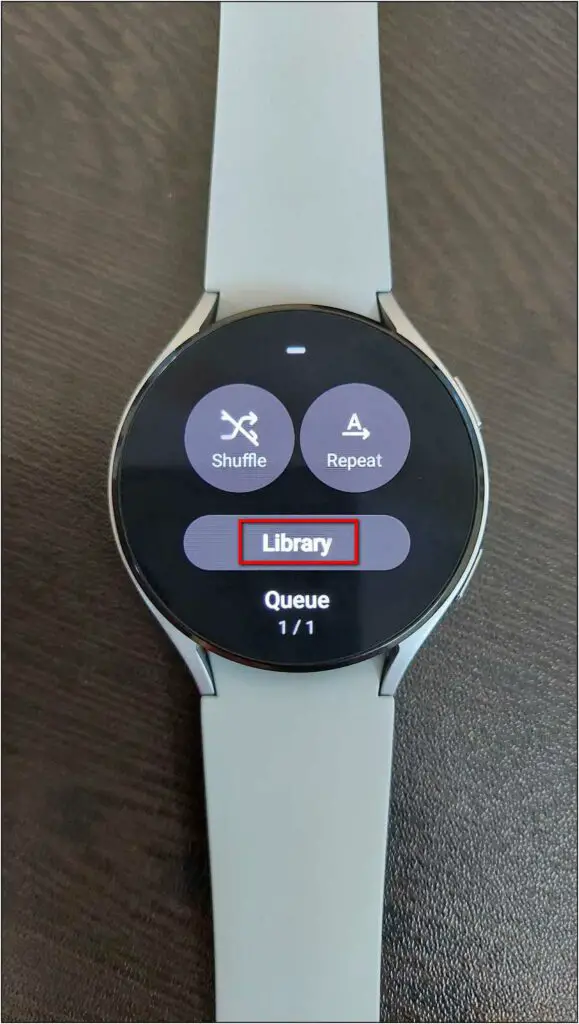 Play Songs from Galaxy Watch 4 Storage