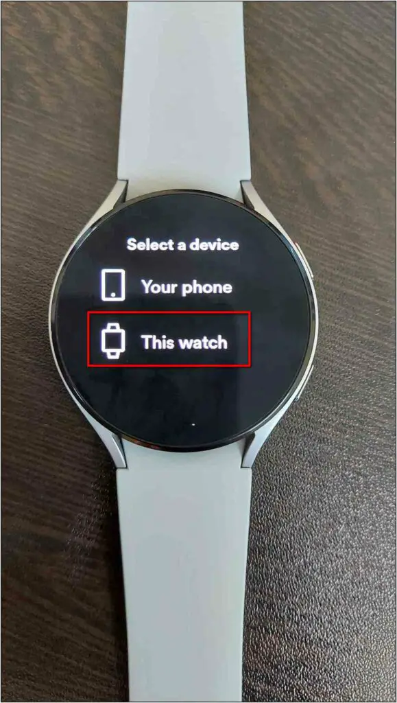 Play Spotify Music on Galaxy Watch 4