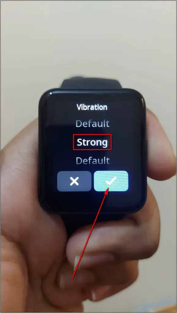 Change Vibration Intensity on Redmi Watch 2 Lite