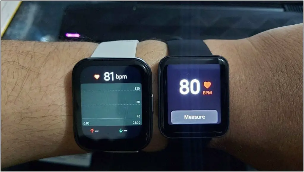 Realme Watch 2 Pro vs Redmi Watch 2 Lite Health Features