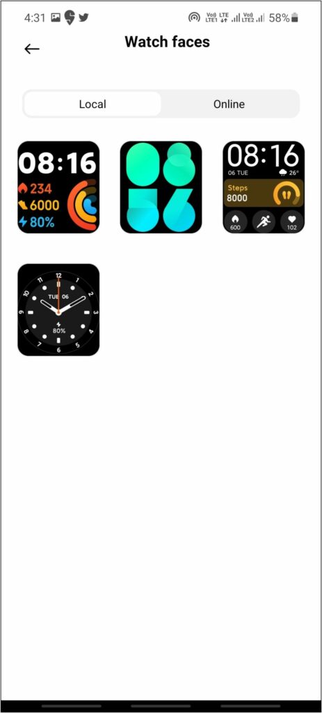 Delete Faces on Redmi Watch