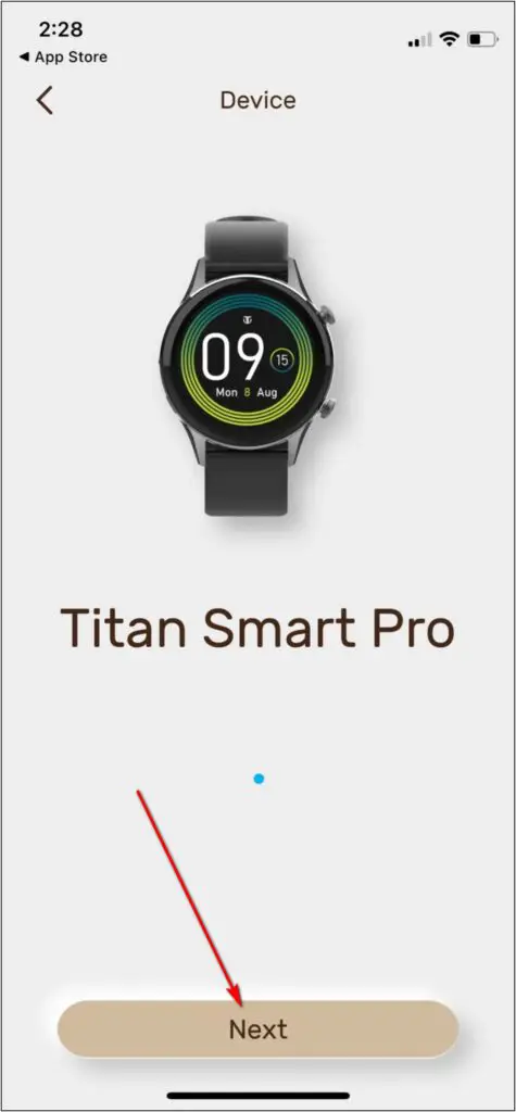 Connect Titan Smart Pro with iPhone