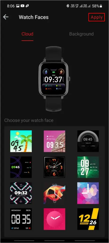 Defy Space Fit Change Watch Faces