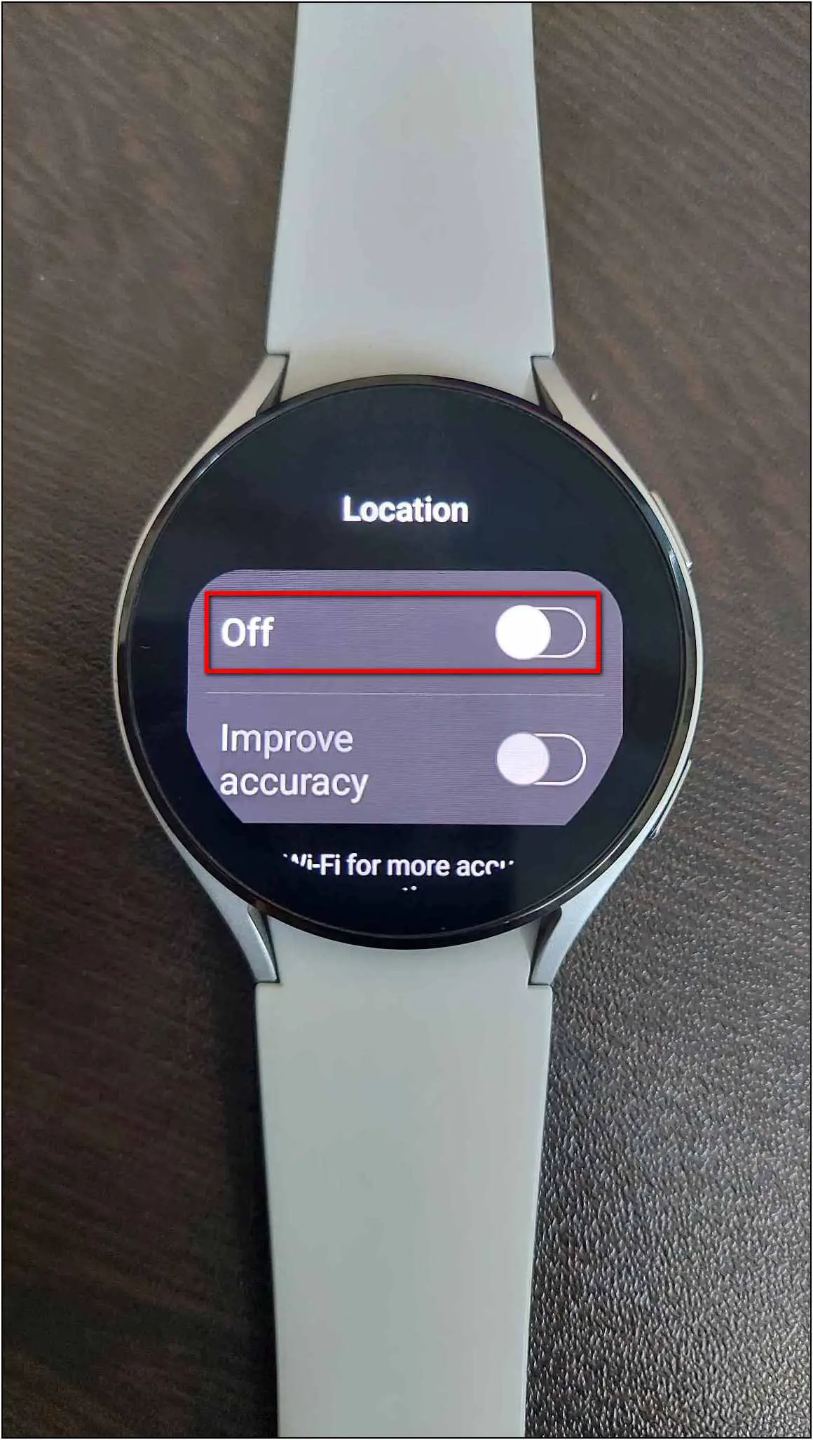 Turn Off GPS to Save Galaxy Watch 4 Battery