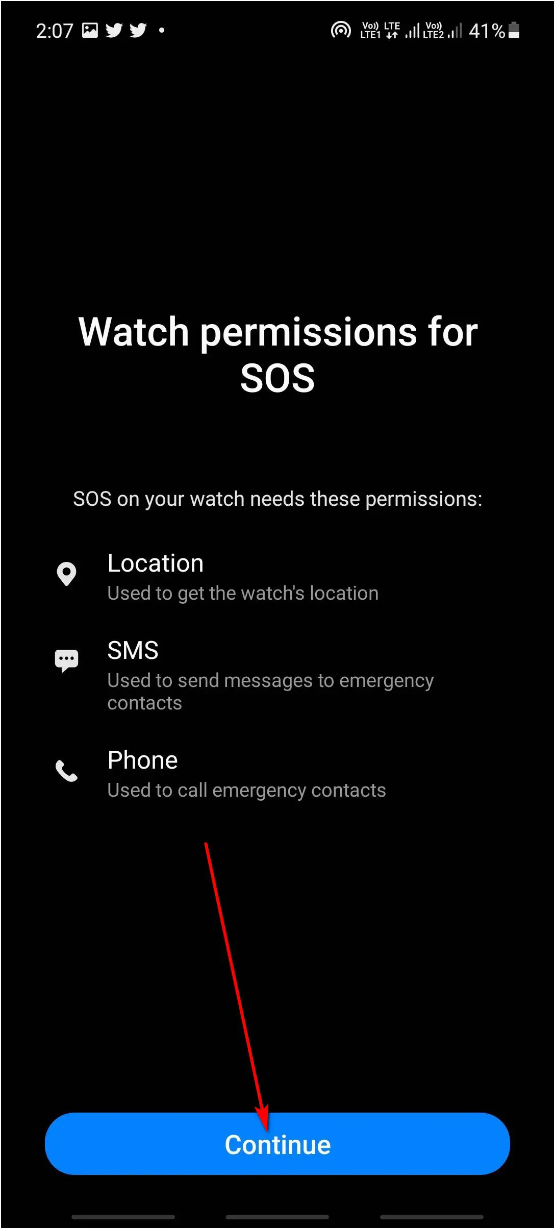 Enable Setup Fall Detection on Galaxy Watch 4