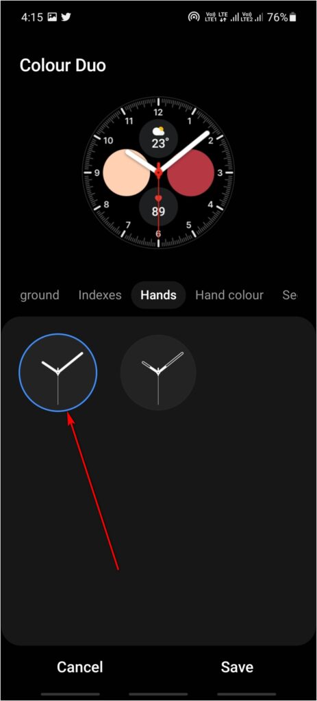 Customize Galaxy Watch 4 Watch Face