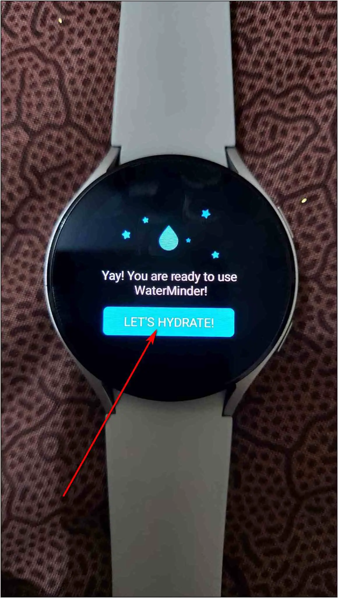 Drink Water Reminders on Galaxy Watch 4