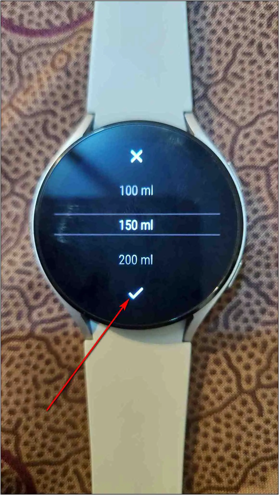 Drink Water Reminders on Galaxy Watch 4