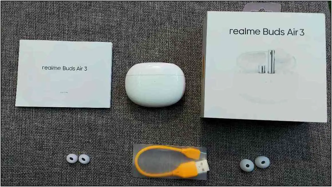 Realme Buds Air 3 Box Contents