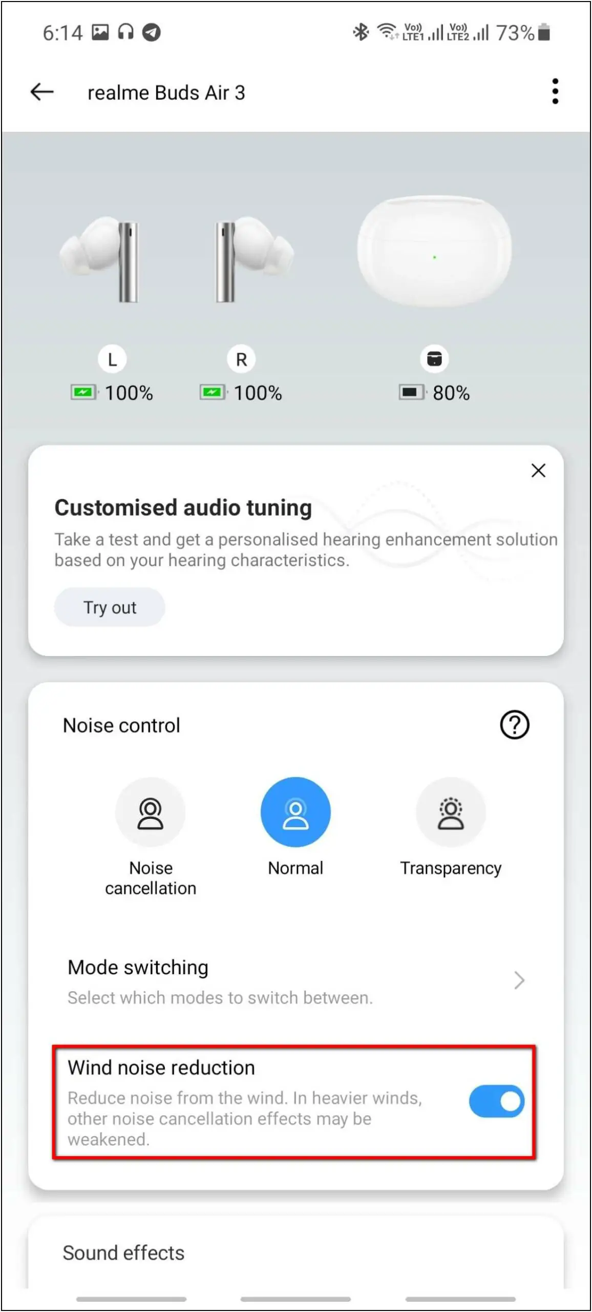 Realme Buds Air 3 Wind Noise Reduction