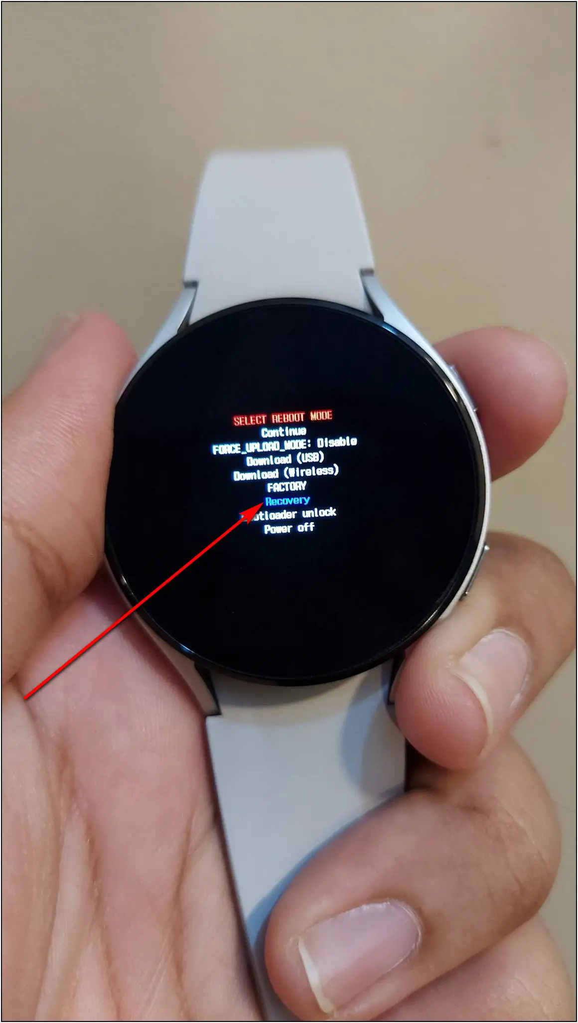 Clear Cache Partition on Galaxy Watch 4 Wear OS